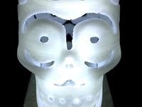 LED lamp base for halloween skull lamp by mouserunner