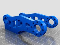 Darwin style leg modified for MX-64 dynamixel motors by wthierry