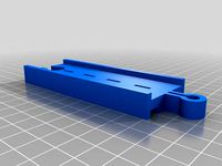 100mm Straight Track with Road by nrandal