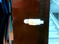 Hinged doorstopper by hyperair