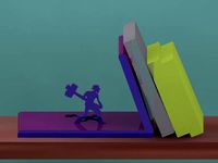 book holder version 2- man with hammer by alavanimation