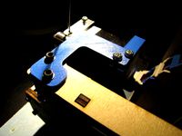 Printrbot Simple Extruder Stabiliser & Cable Chain Mount by ItsJustMidnight