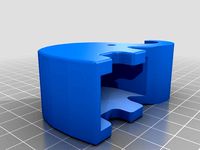 Elephant Mobile Phone Holder (with holes through eyes) by unfilterd