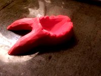 faceless bunny dish by dangerweenie