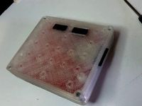 Holder with hinge for lcd display box (parametric) by mnunez