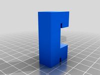 Customizable closet / cupboard shelf hook by zeno4ever