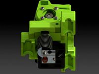 Mendel mounting plate for planetary gearbox extruder  by Lehaiver