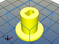 Craft-A-Bot wheel mount-1 by GEARED_UP