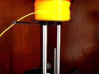 Spinnetti's Printrbot Metal Spool Holder and Filament Guide by Spinnetti