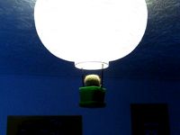 Plant pot for your balloon lamp by innovateourfuture