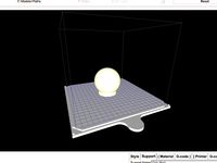 Prusa i3 (MakerFarm) BED model for KISSlicer by abuharsky