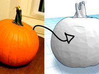 3D Scanned Pumpkin by baldwindream