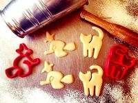 Halloween Witch and Cat Cookie Cutters by OogiMe
