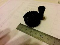 Proton Pack Gearbox Crank Knob by tgoacher