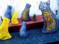 Caged Cats by pmoews