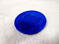 Coaster with Heart Celtic Knot  by amwallis