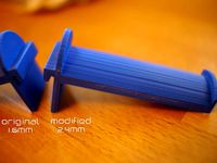 Configurable spool holder for the German RepRap Neo by makkuro