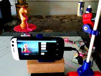 Adjustable Laser mount for Adafruit Laser Modules (3D Scanner) by jbowling