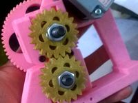 Dual hobbed bolt extruder: no-grinding attempt by odino