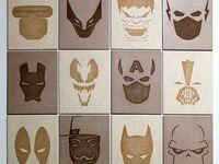 Minimalist Superhero MDF Posters by antpgomes
