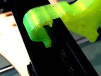 Amsterdamman's remix for Ormerod2 of MasonStonehenge's Ormerod1 Spring-loaded extruder by HandlaidTracks-3DprintedTrains