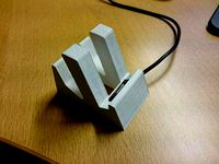 Desk Stands For Magnetic Charger Cable Sony Xperia: Z1 Compact, Z2 by RealElwood