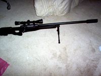 Airsoft Type 96 Sniper Suppressor, Cover, Thread Adapter by enone