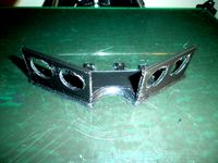 Mini-Mo Dual Sonar Sensor Mount v1 by nortbotics