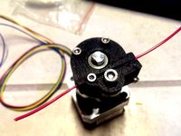 Kossel Express Extruder - NEMA 17 Geared Stepper Motor With Hobbed Bit by 3dexpresslabs