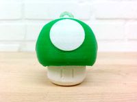 Super Mario Mushroom 1UP Hanger (Dual & Modular Single Extrusion) by nicklievendag
