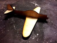 Laser cut Japanese Zero by tseaman87