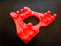 E3D v5 compatible Lm8uu X Carriage for Prusa Mendel by Bracken