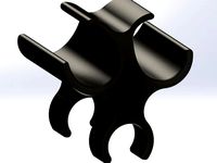 Dual XLR mounting clip for 15mm DSLR video rails by deanpemberton