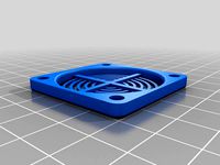 Fan Guard 40mm. Designed for 3D Builder printer. by 3dcreatief