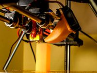 Fan shroud for Heacent extruder 3DP02 (prusa mendel)  by jamesmc