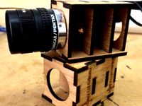 C-mount and CS-mount lens tester box by Gav