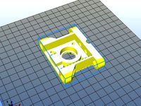 Z motor mount for single engine Prusa I2 by lampoverde