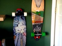 Longboard wall hangers by lolsborn