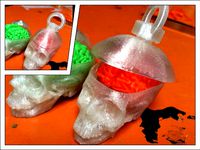 Skull & Brain Keyring by Mvetto