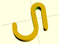 4mm glass door hook by lucibrandus