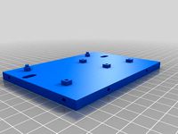 RAMPS baseplate for prusa i3 (easily removable) by Draob