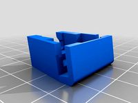 RigidBot Heated Bed Cable Clip by tchotchke