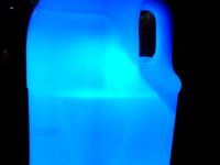 Milk bottle neopixel holder by JaqCov