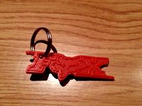 Fox Keychain by Donovandu88