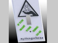 My Thing in 3D Switch Cover  by mythingin3d