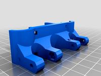 Updated Rostock Carriage for different pulley size (40, 20, 16 teeths) by labidus