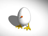 Egg Chicken by katieopotato