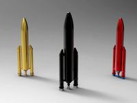 Ariane 5 Rocket by I0NX