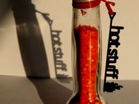 warning label for pepper flakes by uli