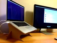 Cardboard Laptop Stand by idev247